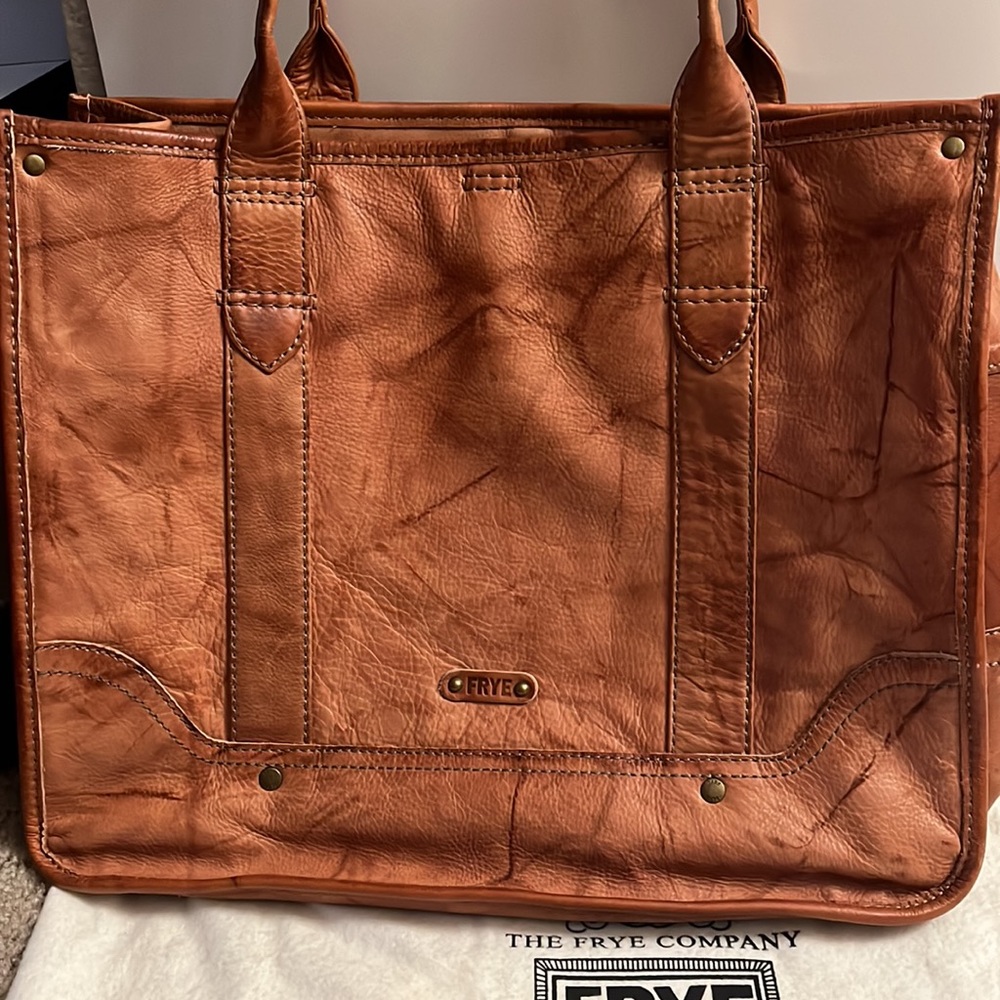 FRYE Brown Leather Purse - Picture 3 of 3